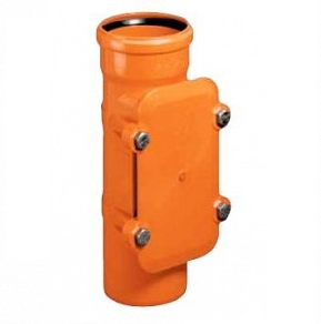 Ревізія з квадратним вікном ПВХ 110 для зовнішньої каналізації, Magnaplast